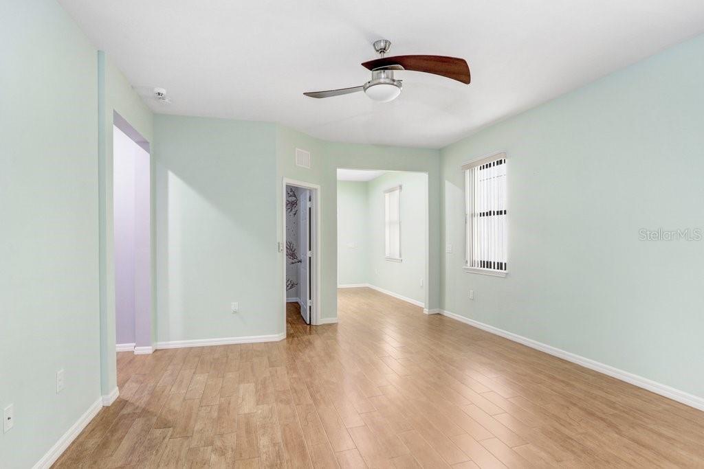 View from Kitchen to Living Room