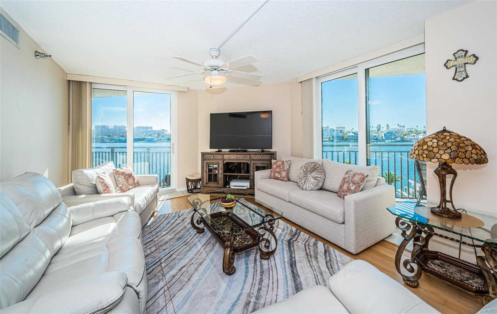 Coastal Contemporary Inspired Interior.  Surrounding Seascapes with Warmth of Southern Exposure & Terrace Access!