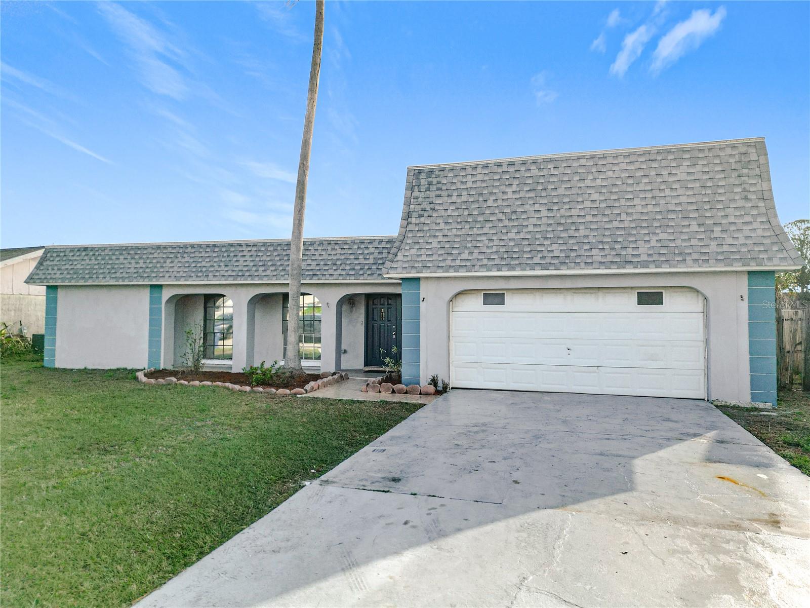 front of property