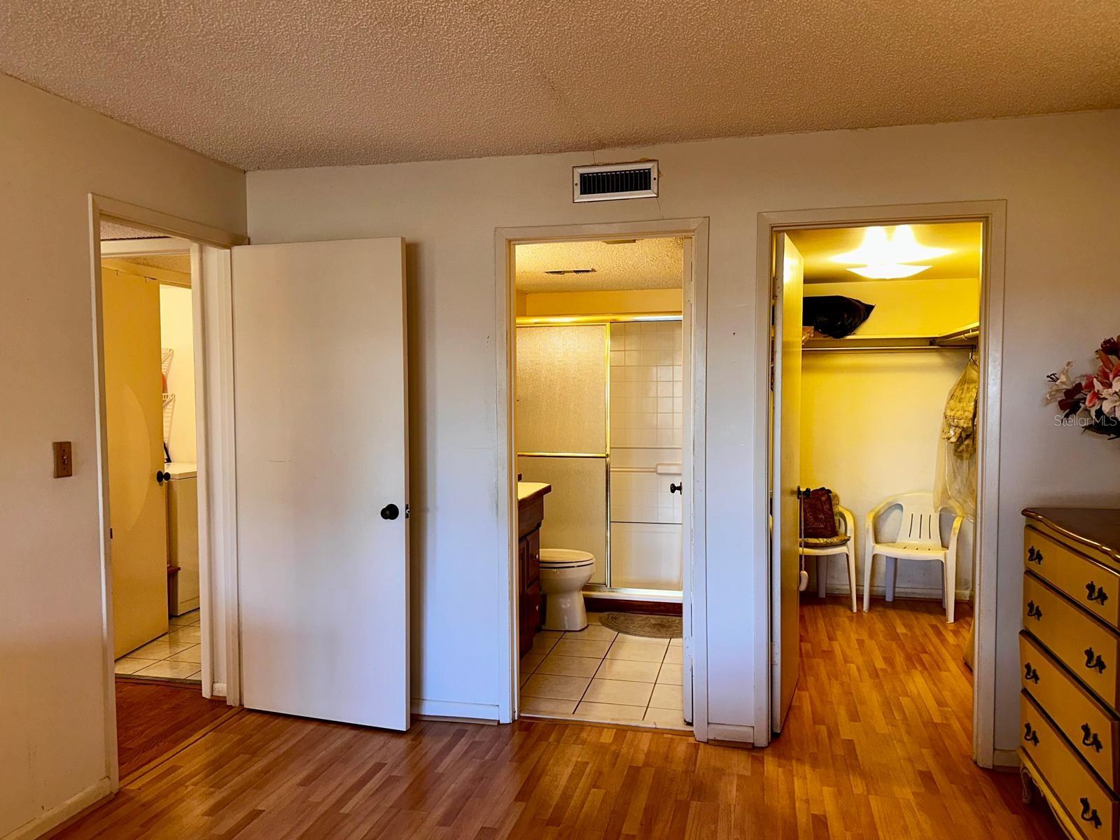 Master Bath and Walk-in Closet