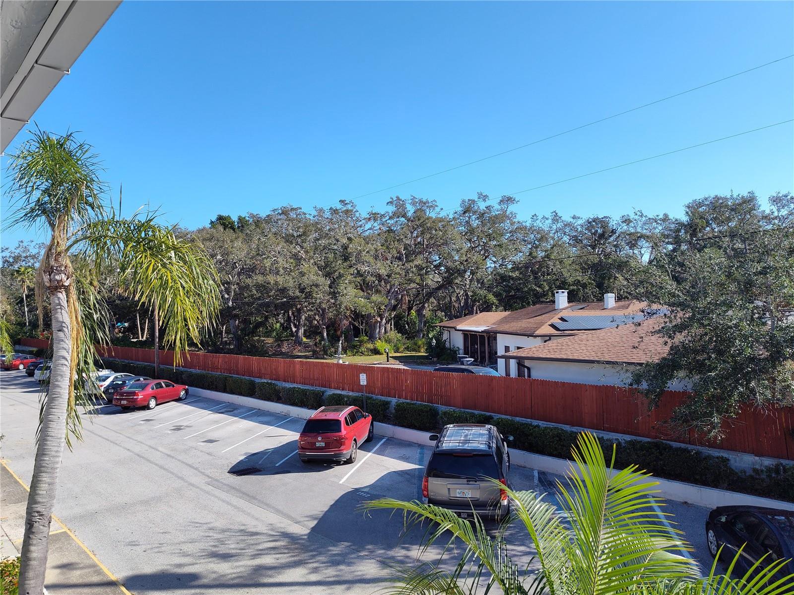 View from in front of tohoe unit