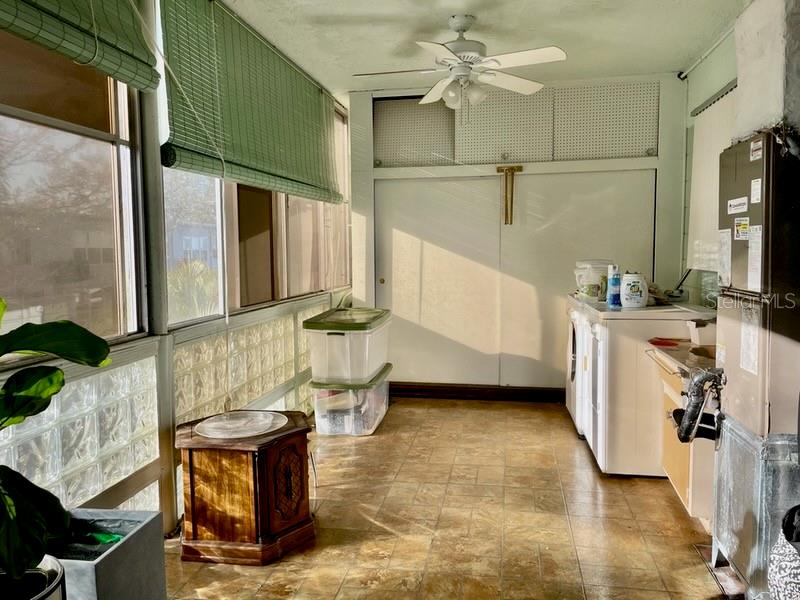 Inside of the spacious Florida room