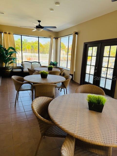 Clubhouse cardroom