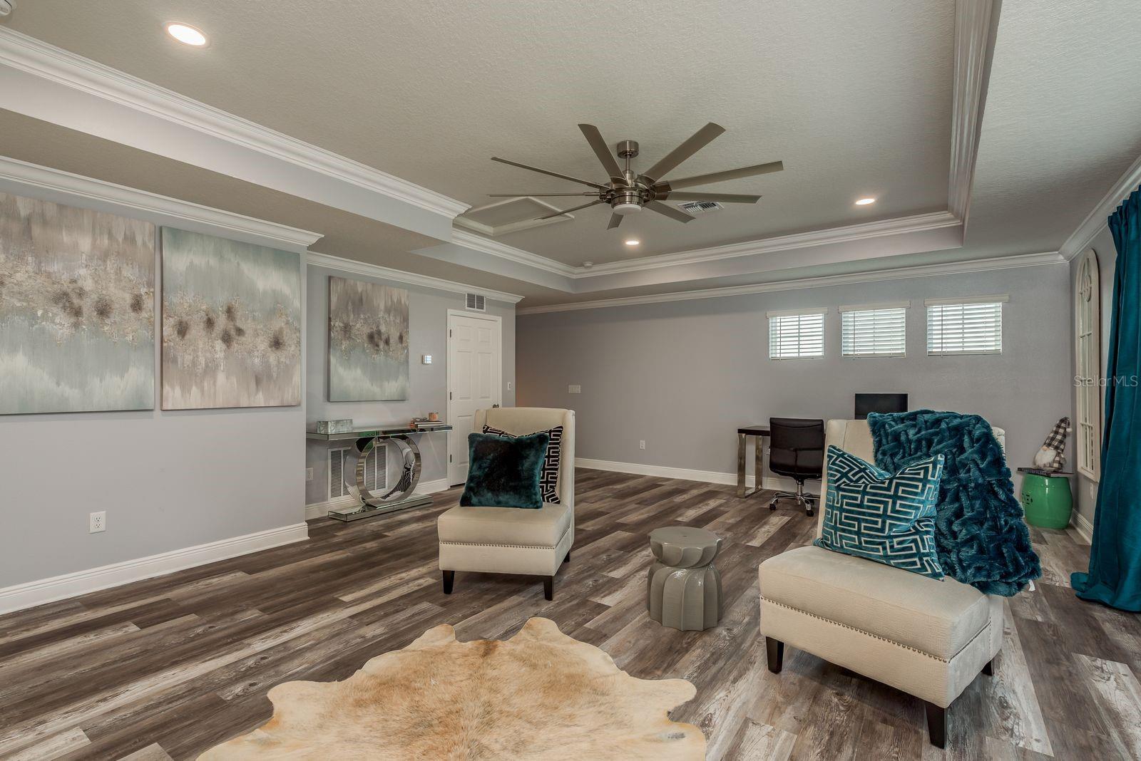 Second floor living area. Huge bonus!