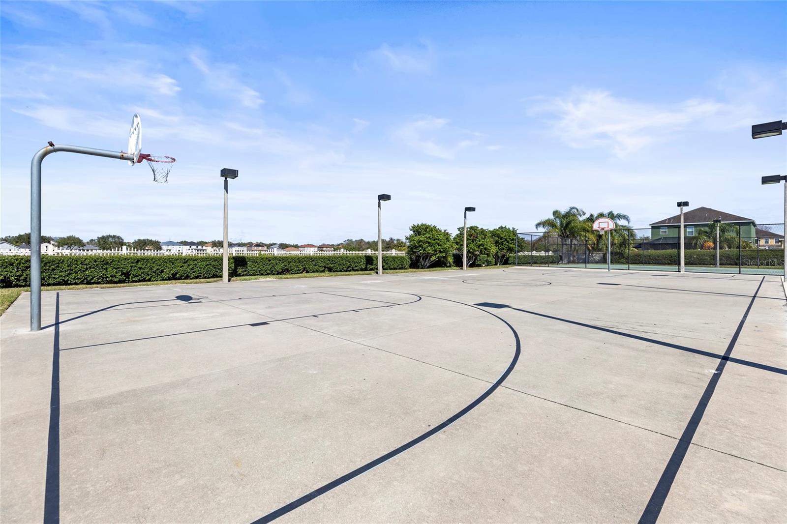 community basketball court