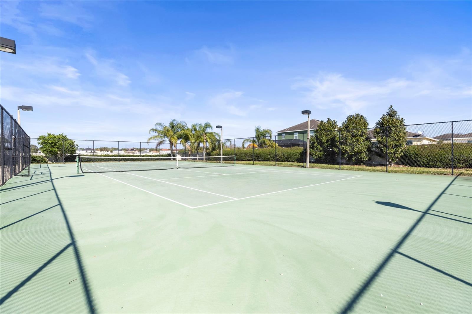 community tennis court