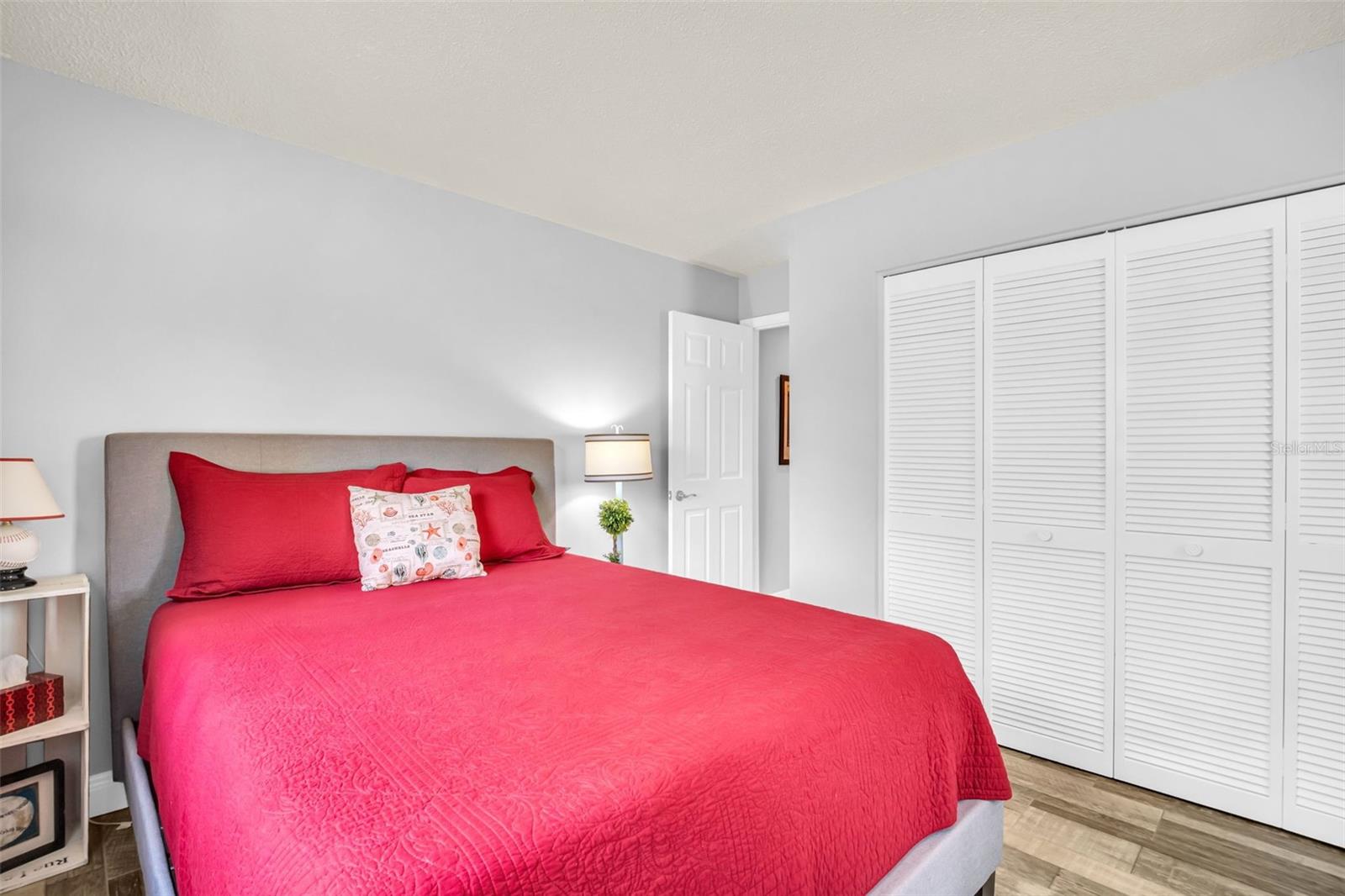 Large built-in closet offering plenty of storage for guests~