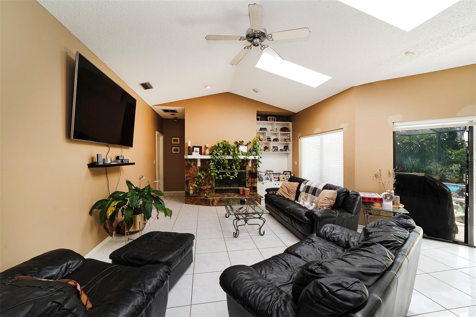 Family Room with Fireplace