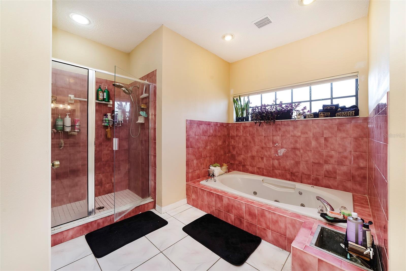 Master Bath with Jacuzzi Whirlpool bath