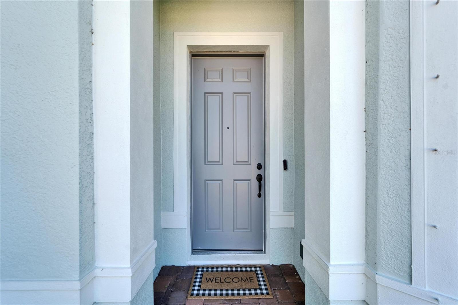 Front door leading into home