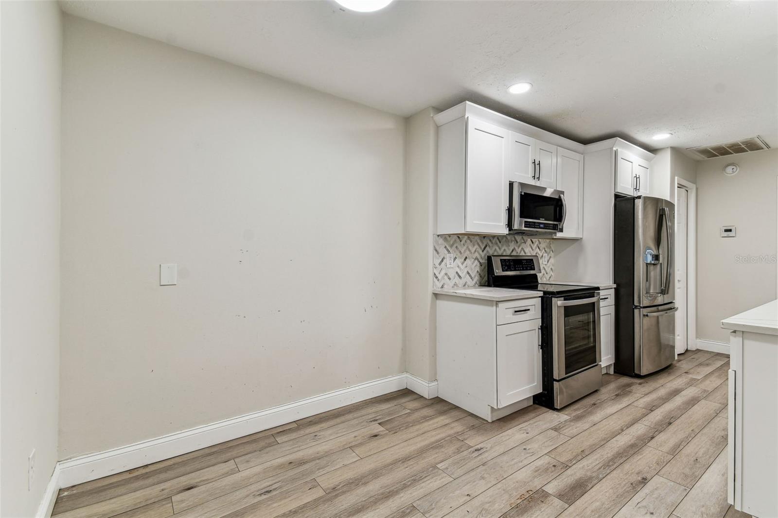 Dining space off kitchen