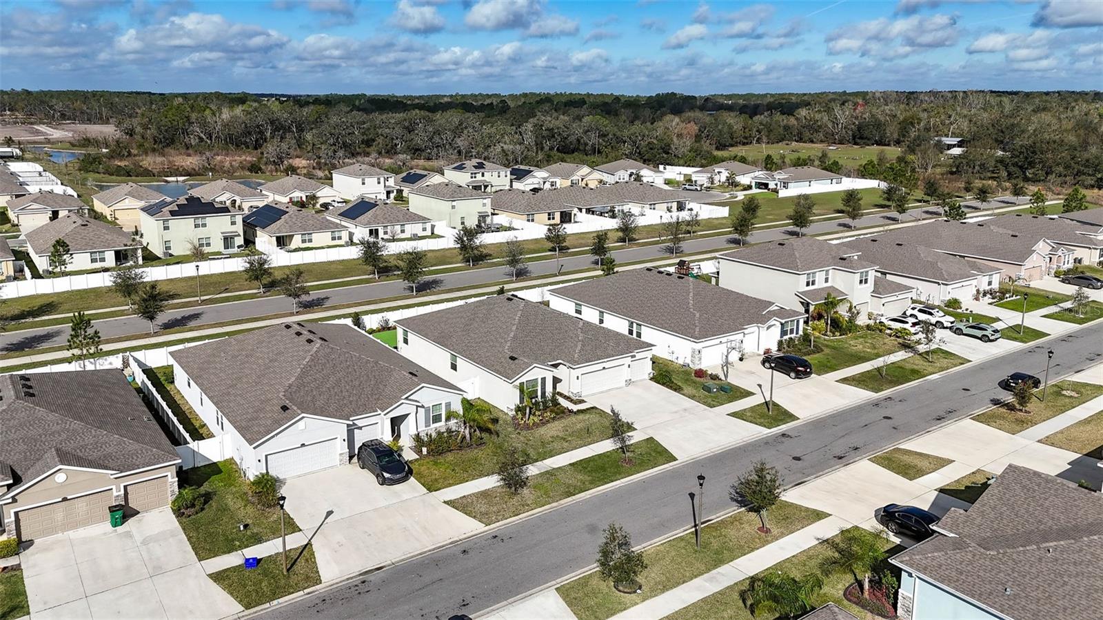 Nestled into the neighborhood with NO FLOODING