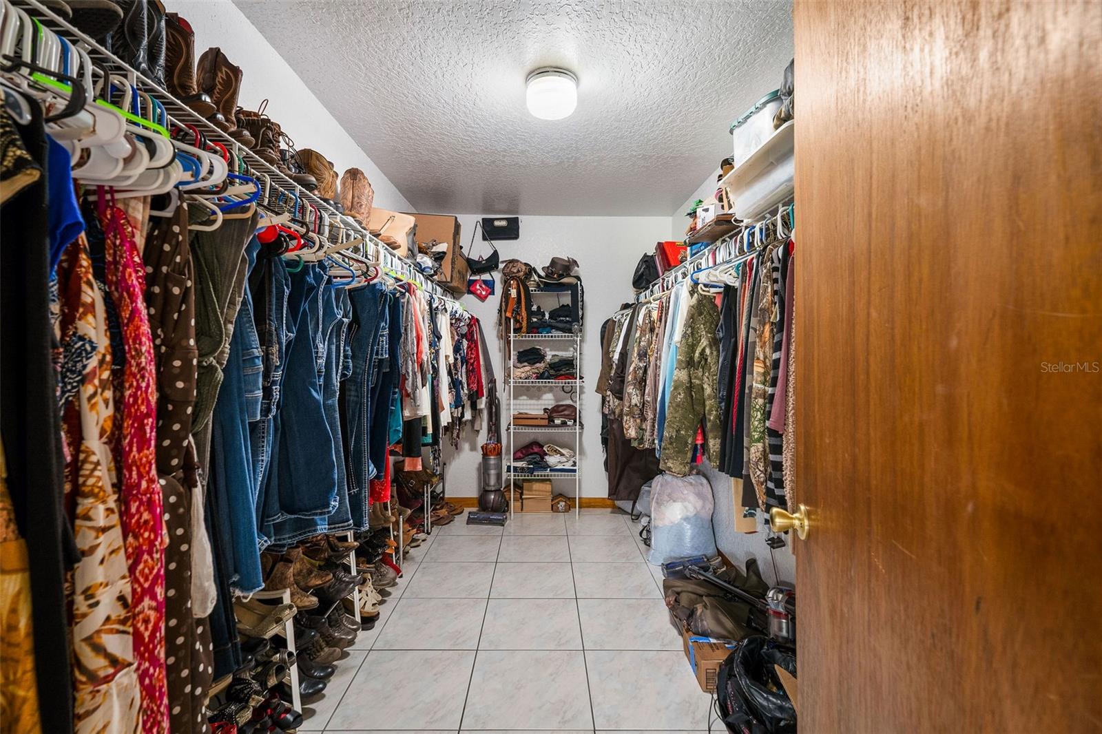 Master walk in closet