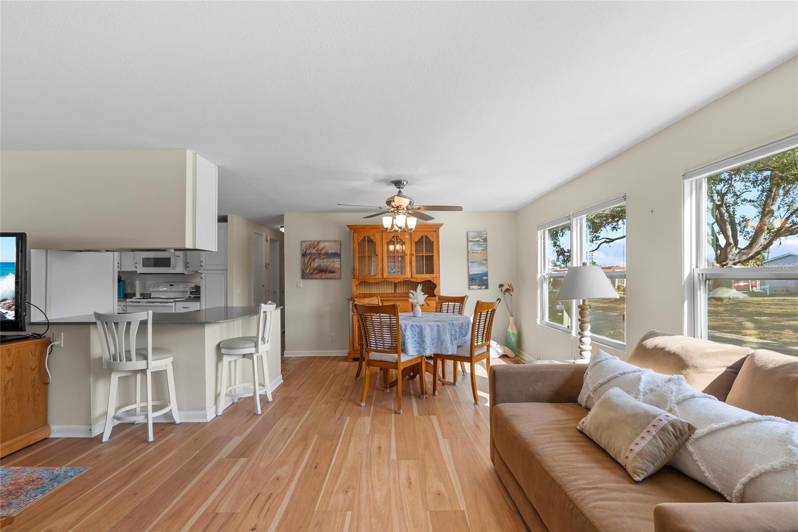 LIVING AREA/DINING AREA COMBO