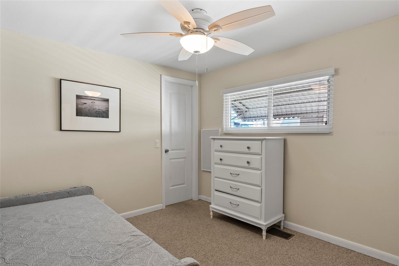 2ND BEDROOM WITH ACCESS TO UTILITY SHED