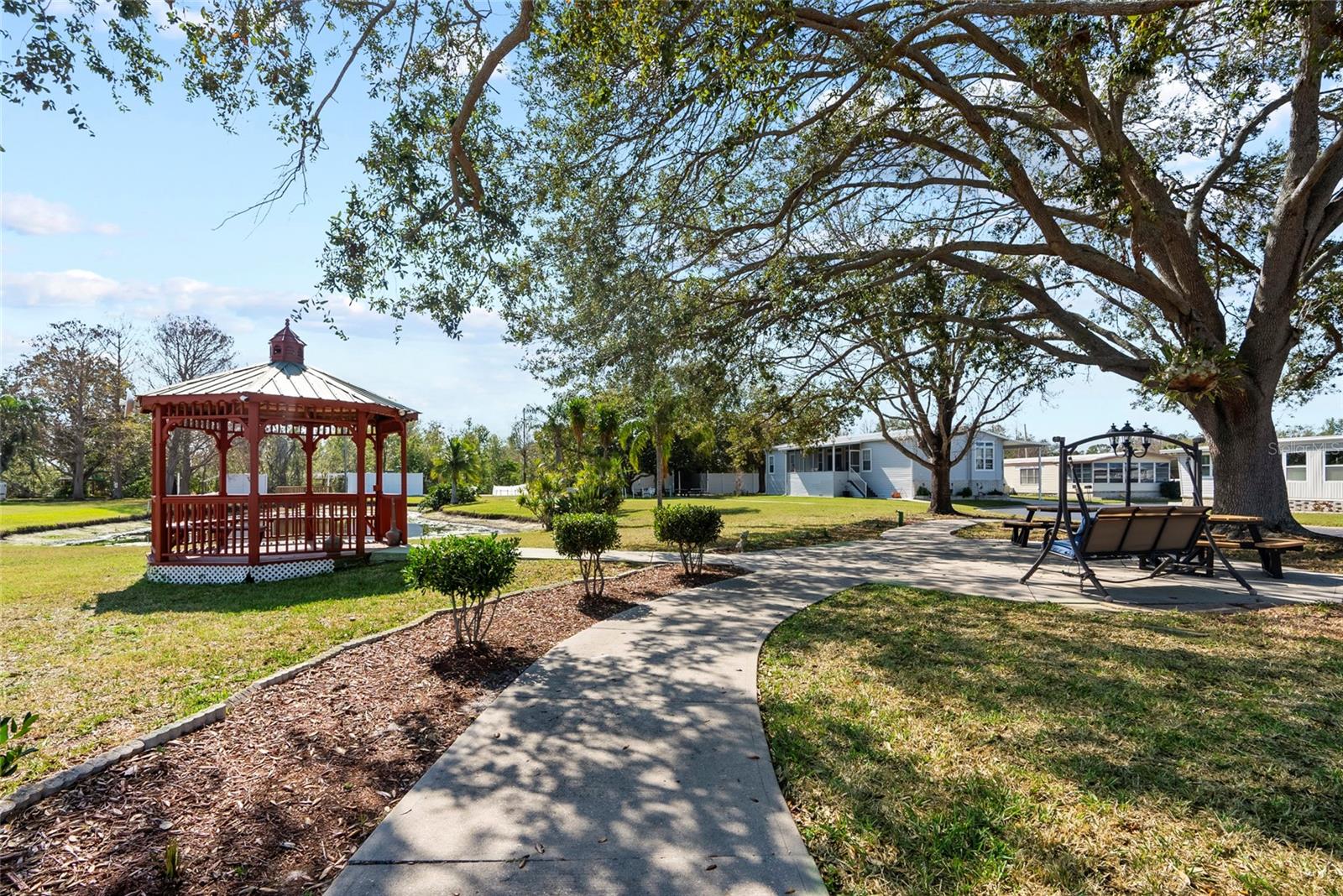 PARK LIKE AREA W/GAZEBO