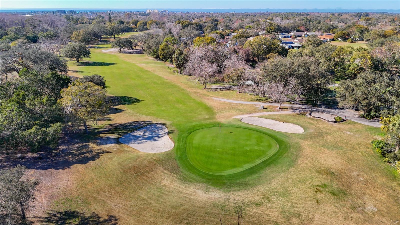 GOLF COURSE ACROSS THE STREET