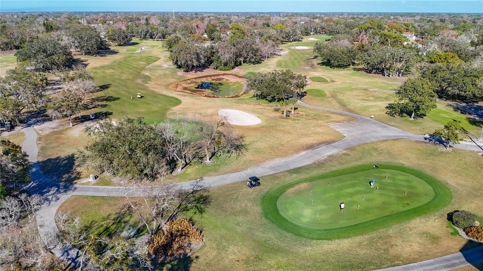 GOLF COURSE ACROSS THE STREET