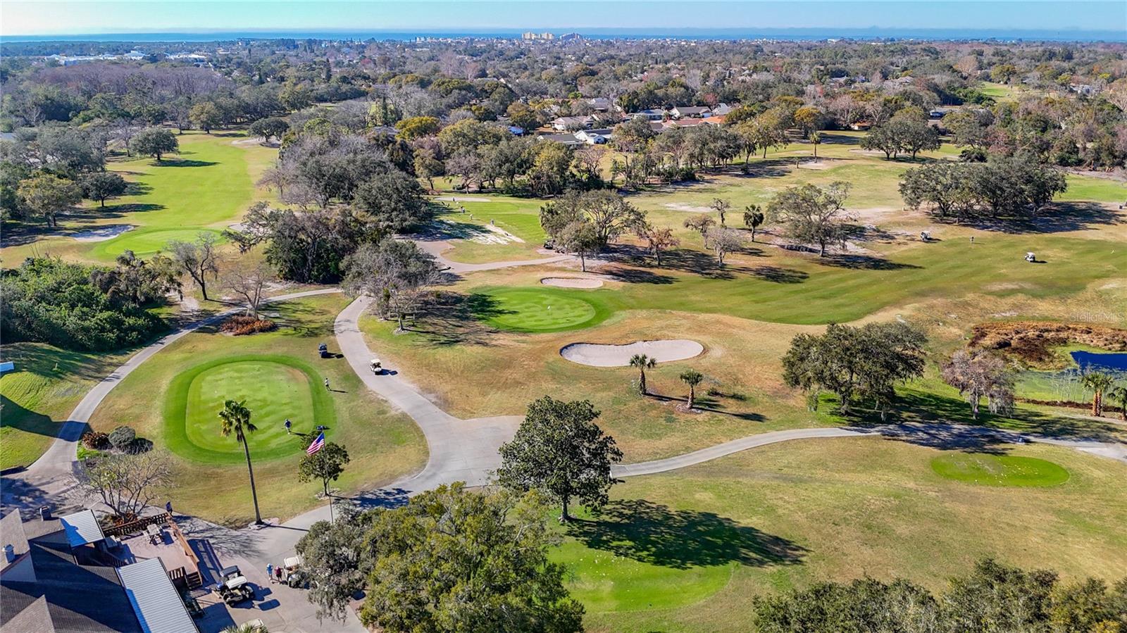 GOLF COURSE ACROSS THE STREET