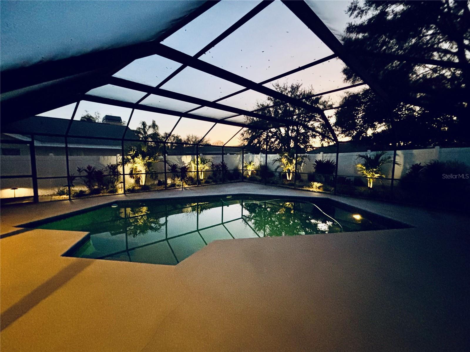 Pool Night View