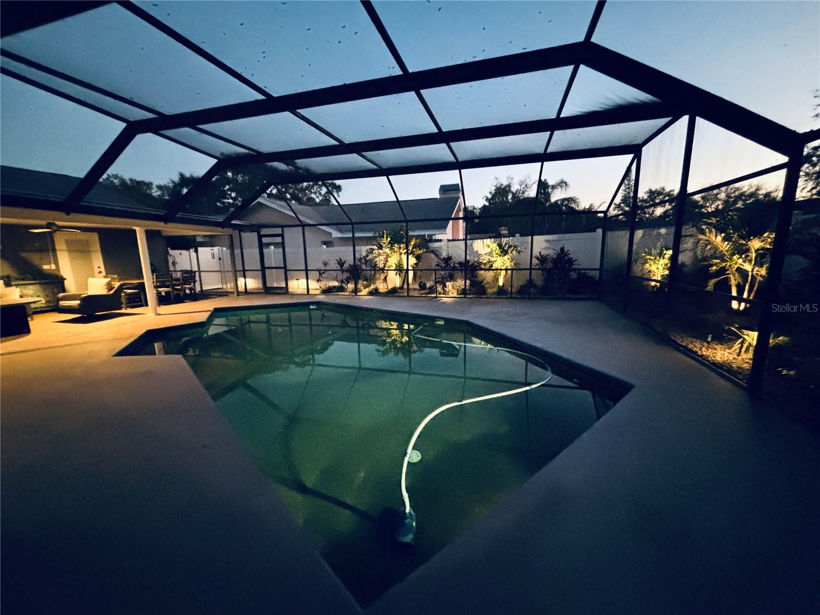 Pool Night View