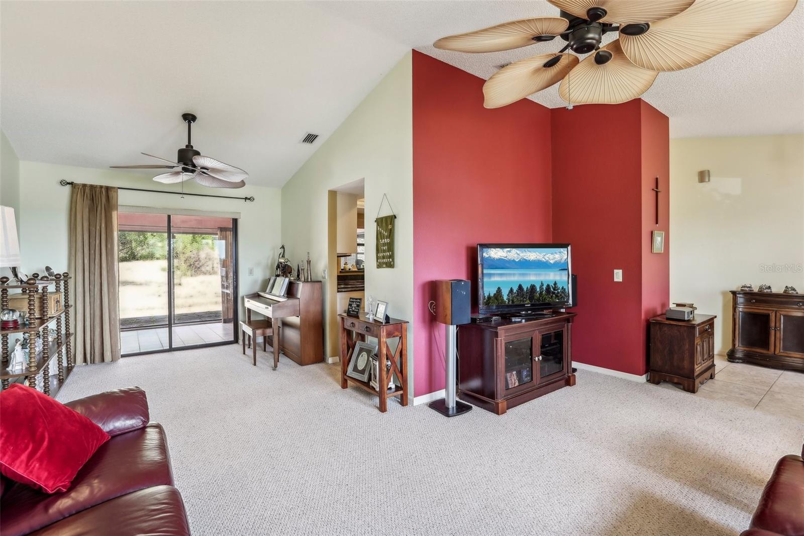 Living room looking toward dinette and lanai