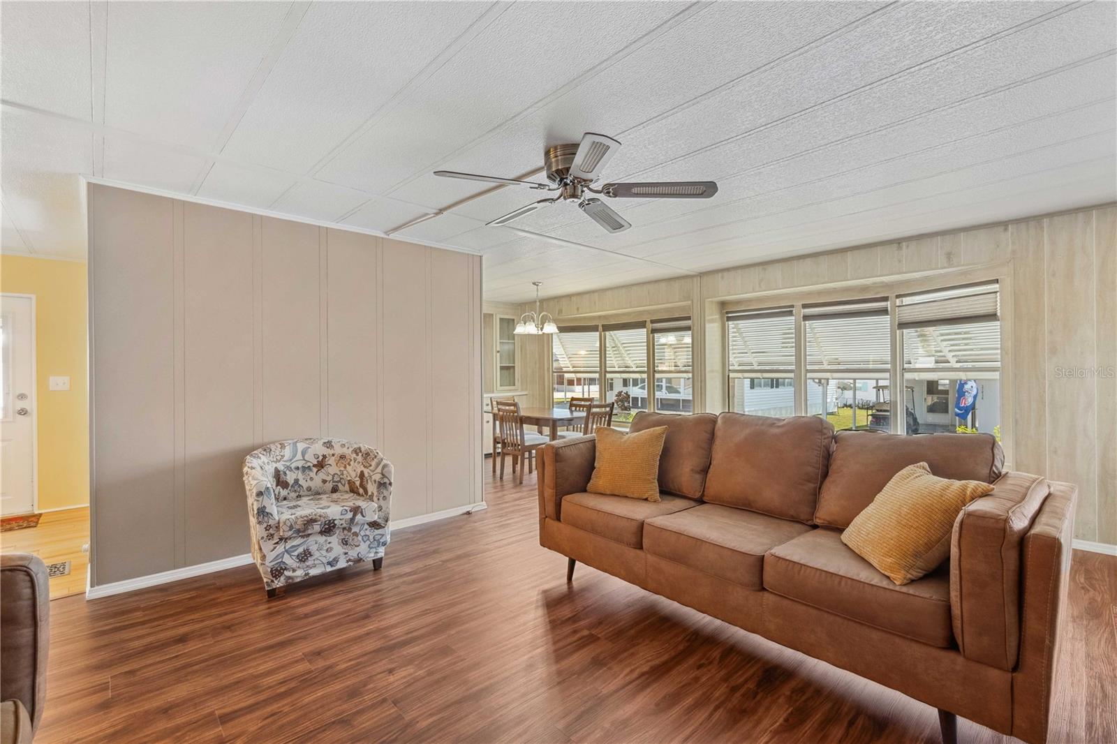 Open concept living room.