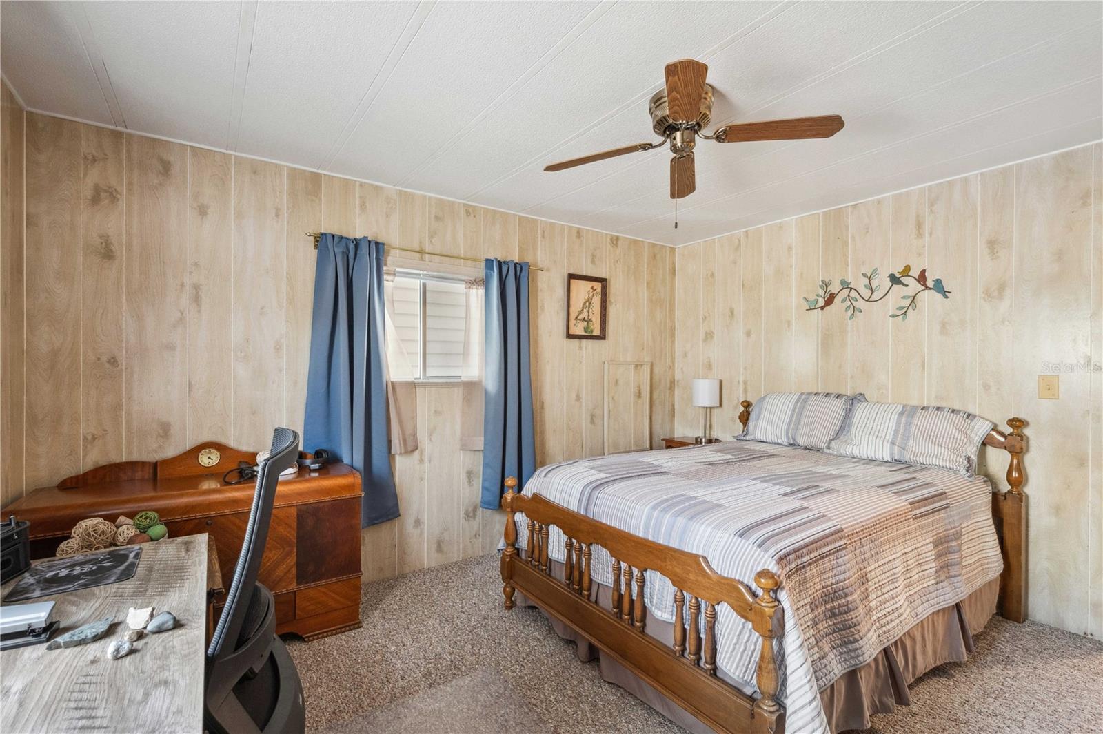 Bedroom two has walk-in closet.