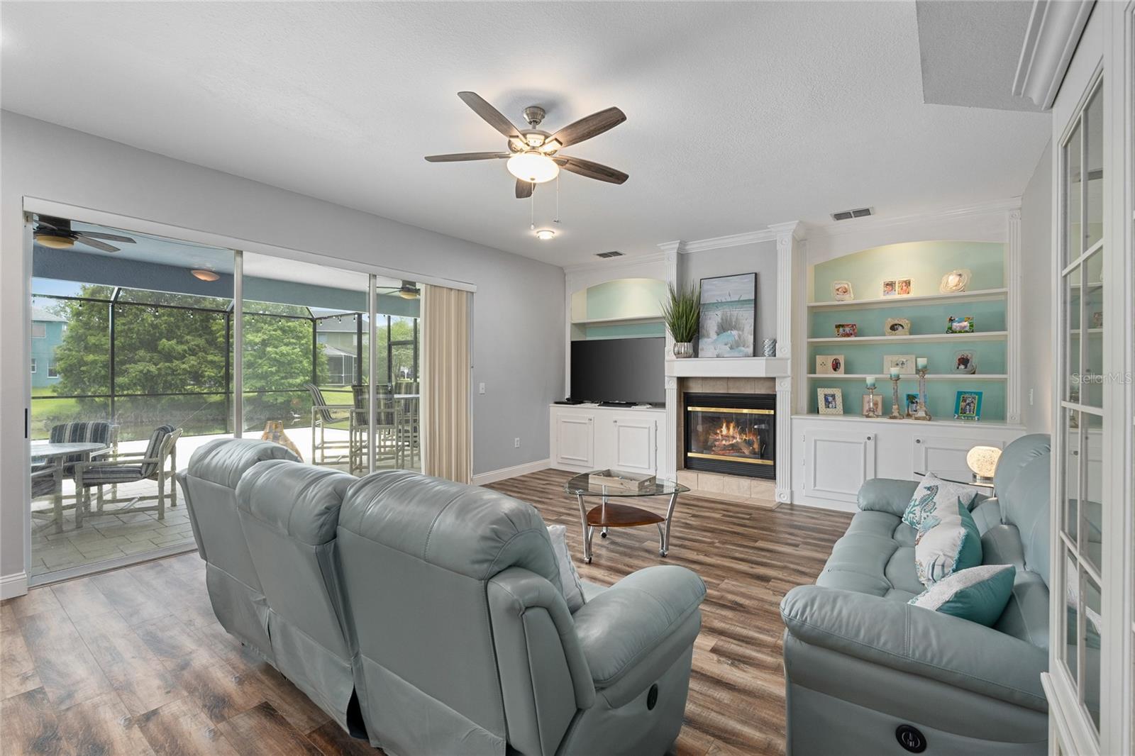 Open concept Family Room with lots of natural light