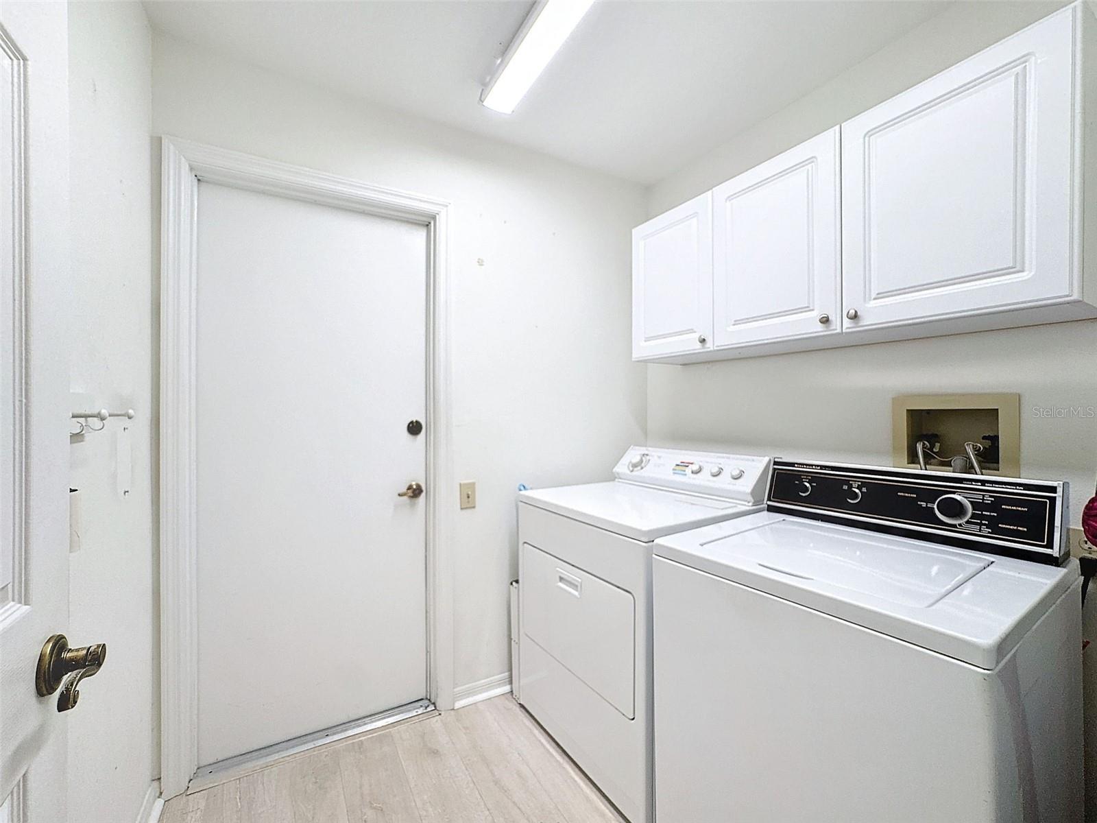 Laundry Room with storage