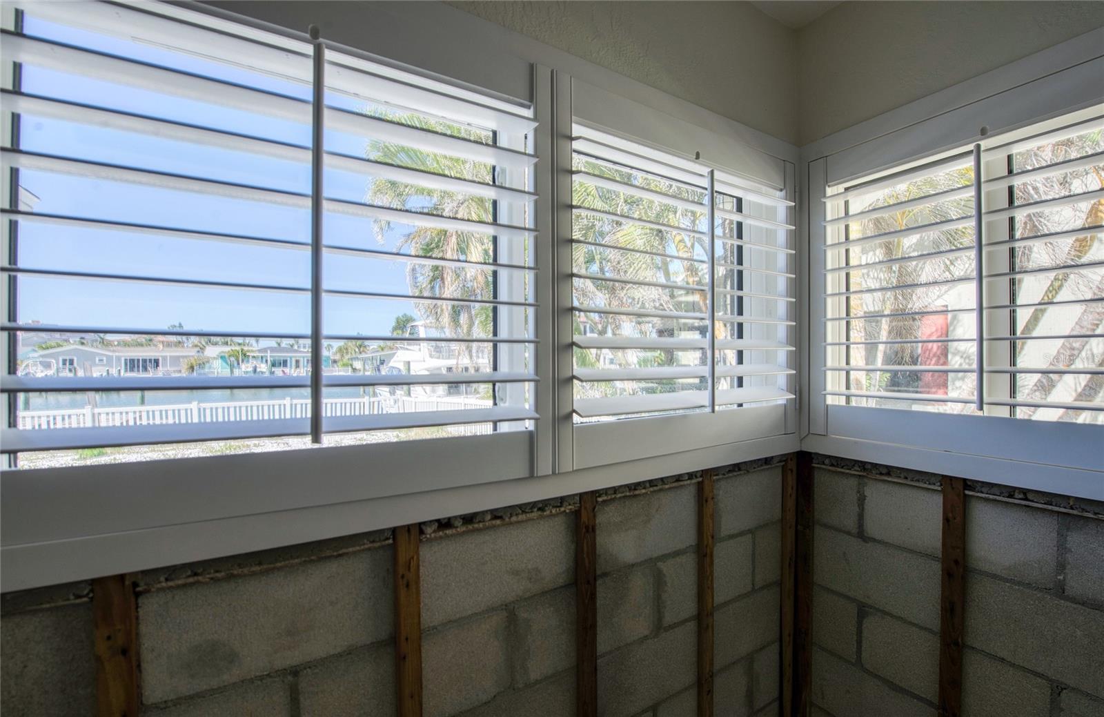 Bedroom #2 offers a water view