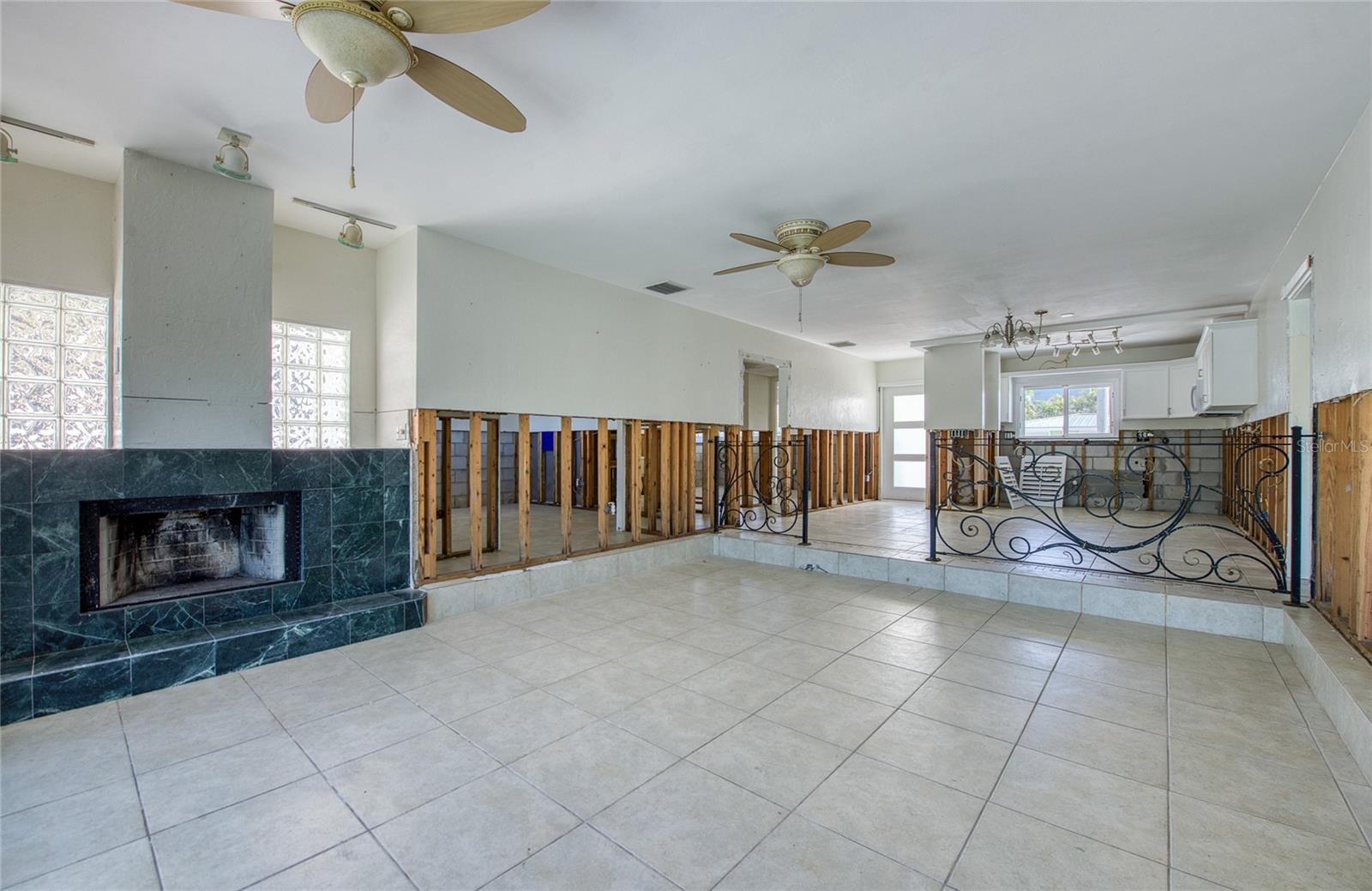 Fireplace in Living Room