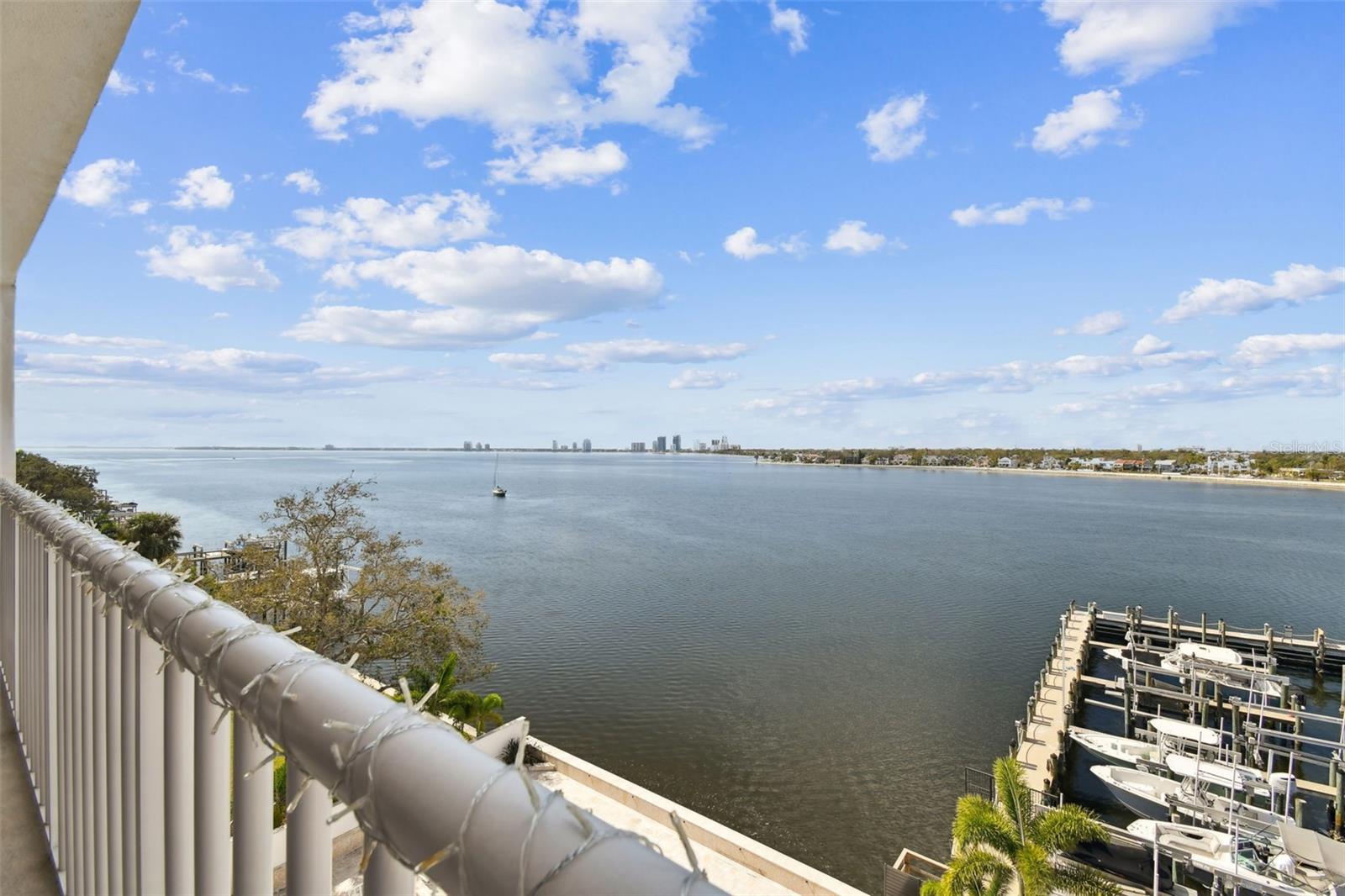 Water view from balcony