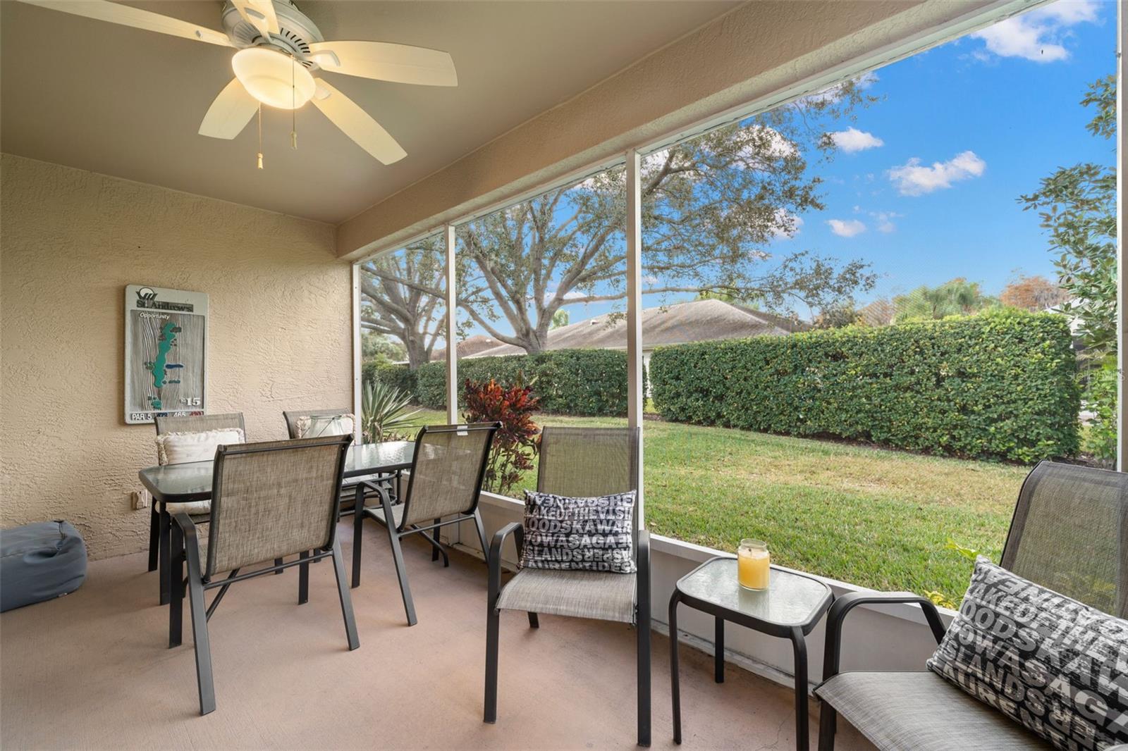 Screened Lanai - Outside the Living Room