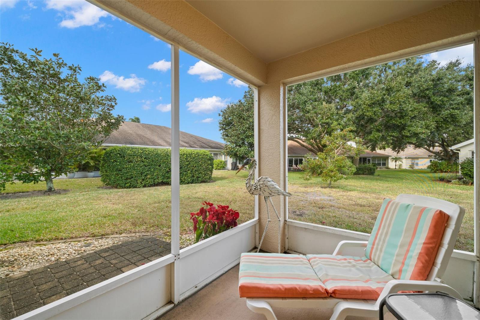 Screened Lanai - Outside the Kitchen