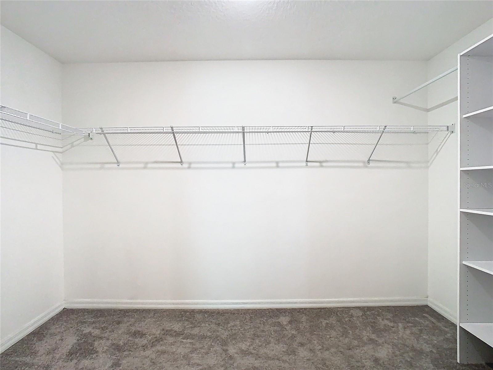 Primary Suite Walk In Wardrobe Closet