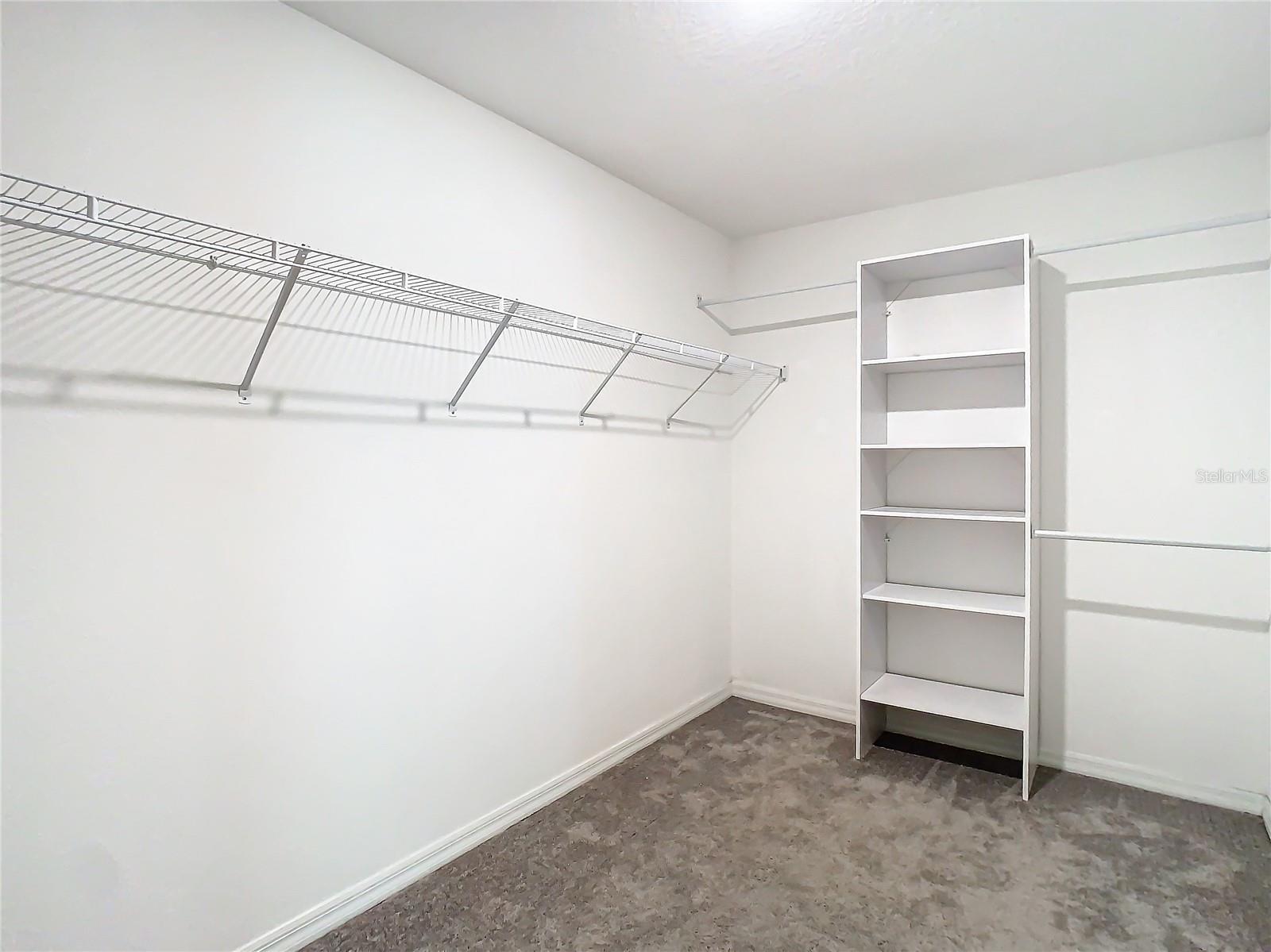 Primary Suite Walk In Wardrobe Closet