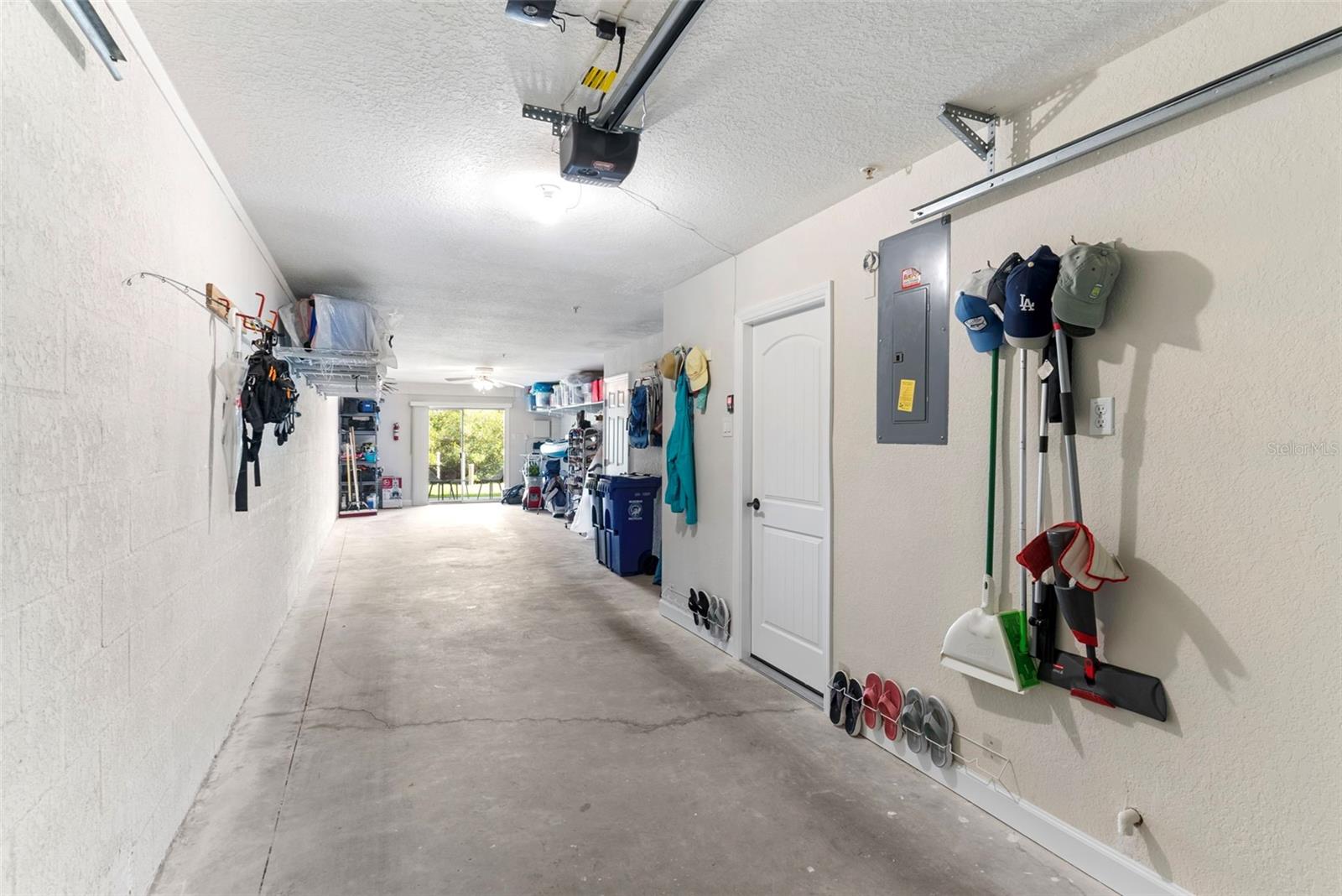 Deep Garage with Porch/Water Access