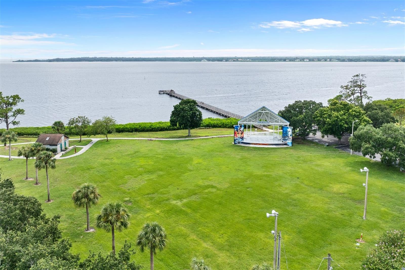 Nearby City Pier and Amphitheater