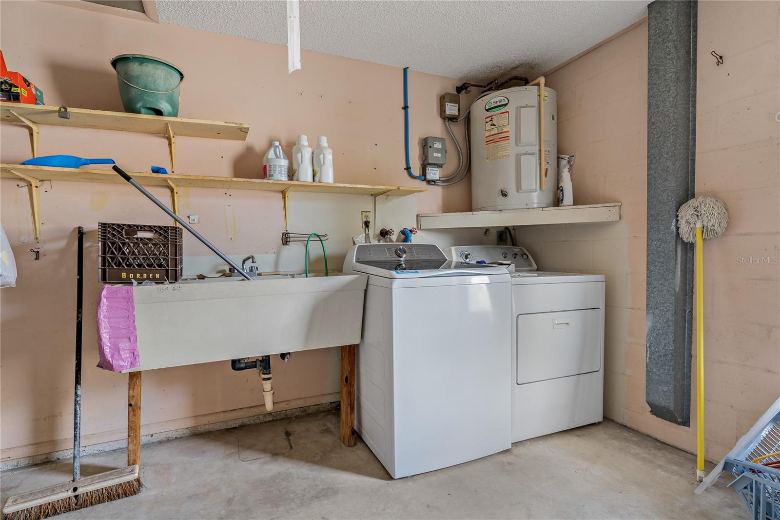 Laundry in Garage