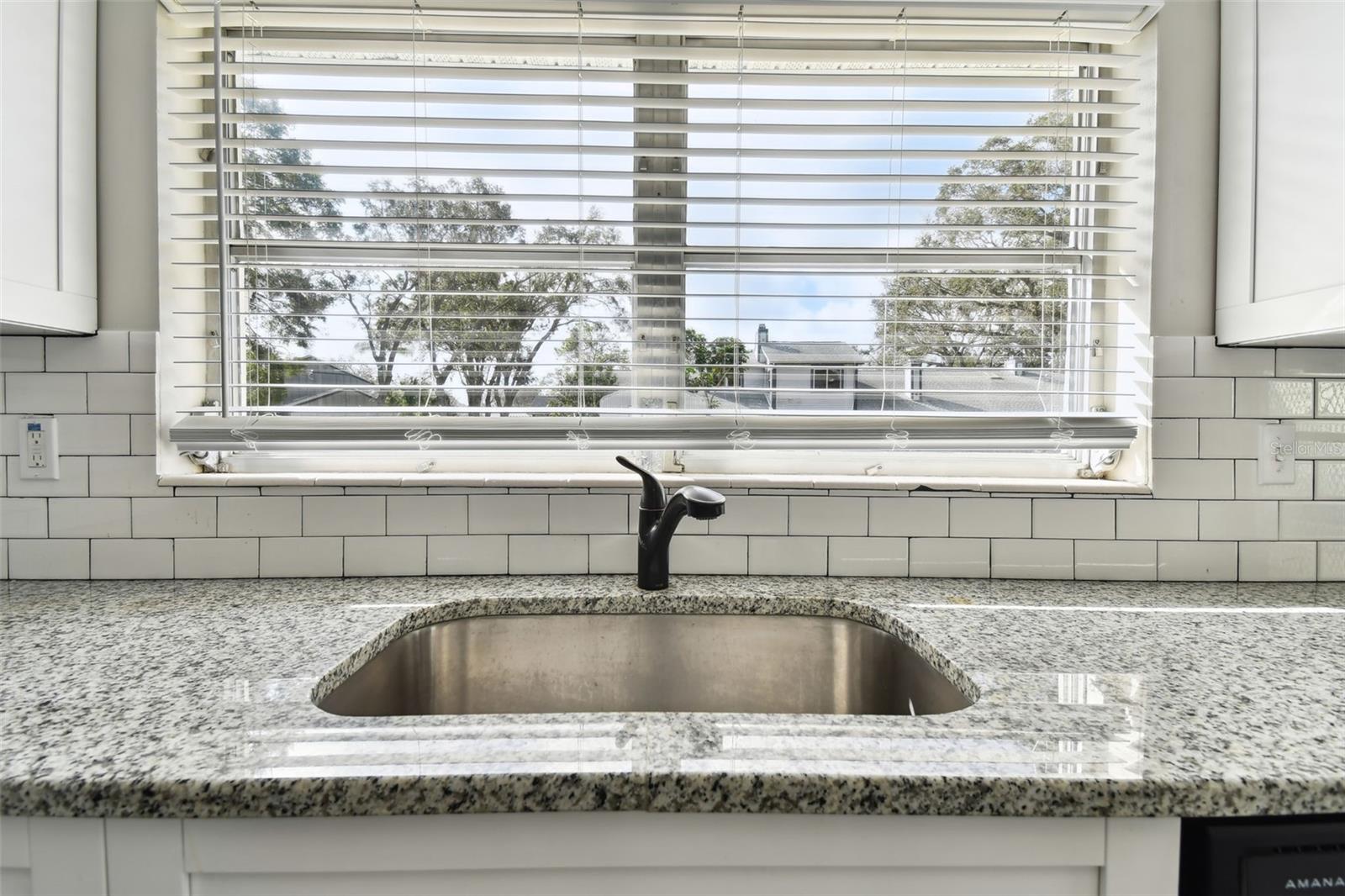 Looking out kitchen window