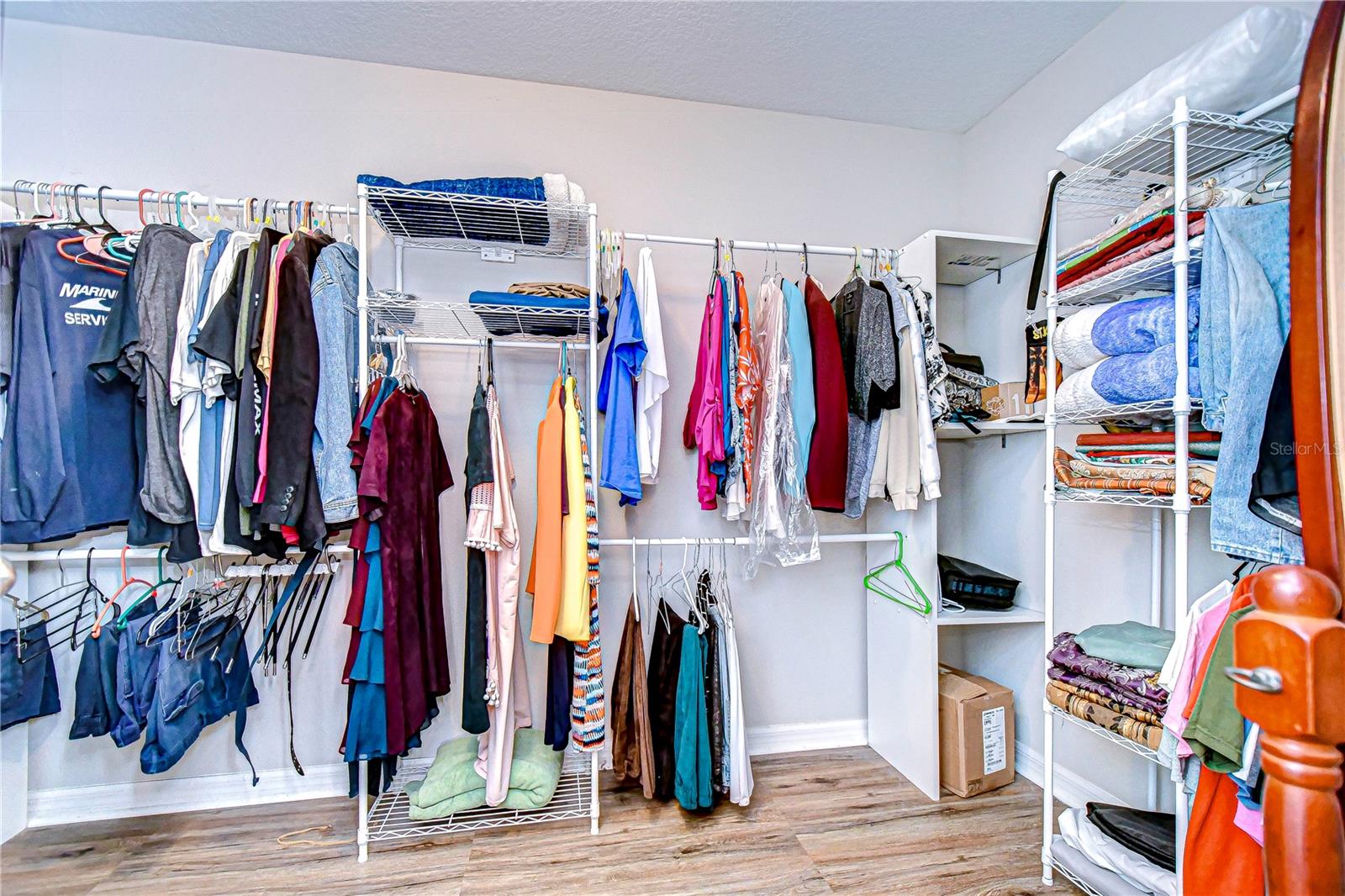 Massive closet for your wardrobe dreams.