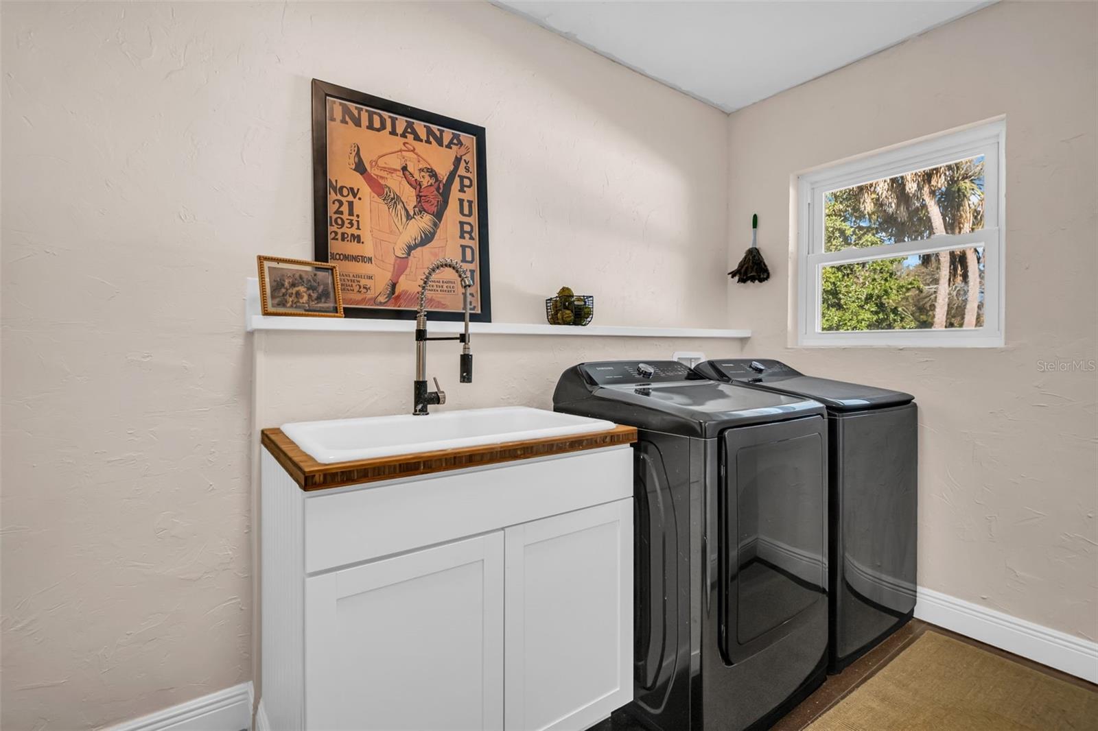 Laundry Room and Farmhouse Sink