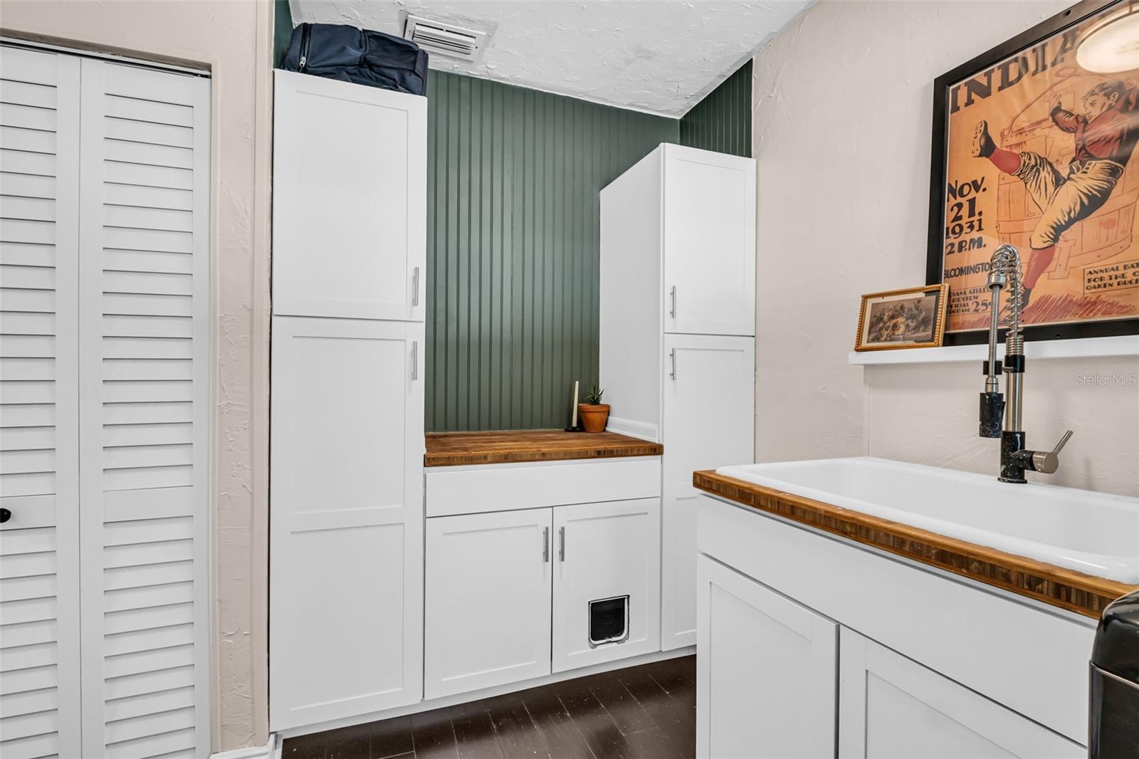 Laundry Room with plenty of storage!