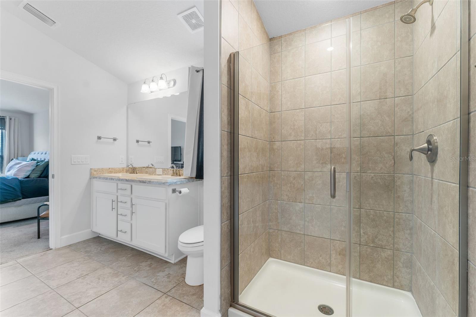 Primary Bathroom with walk in shower