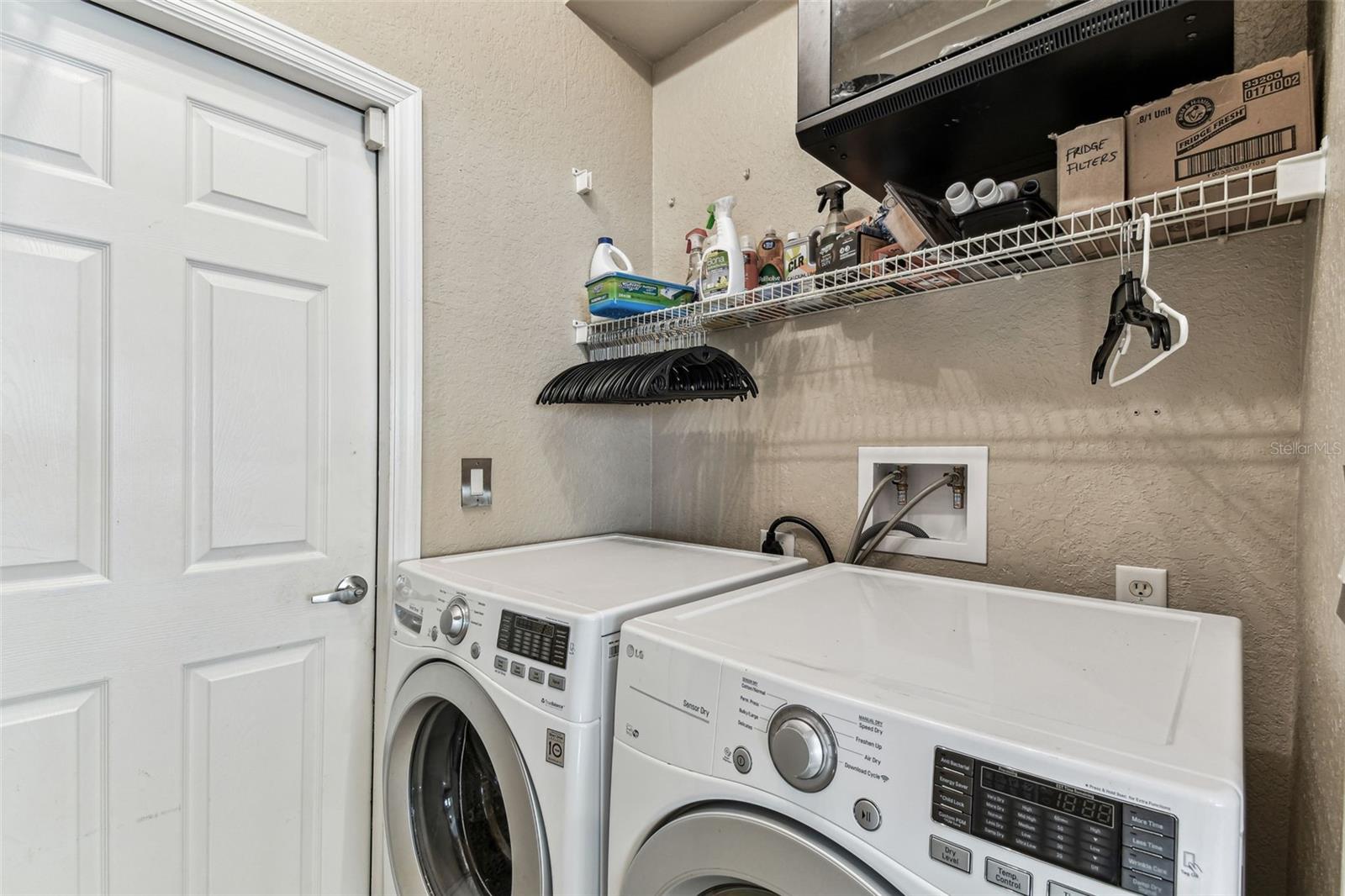 Laundry room conveniently off the kitchen. Access to the garage.