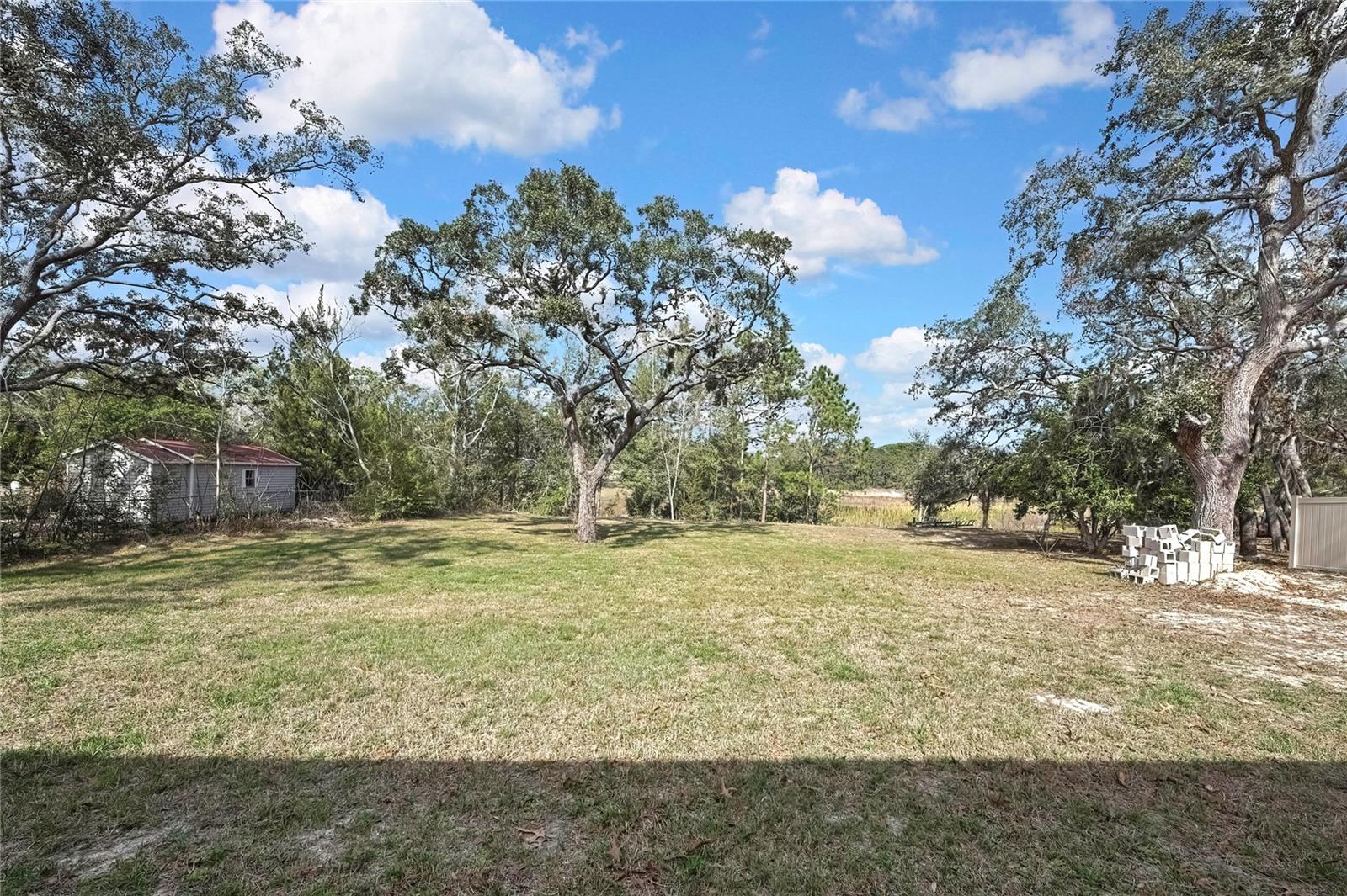 Huge 1/2 acre lot