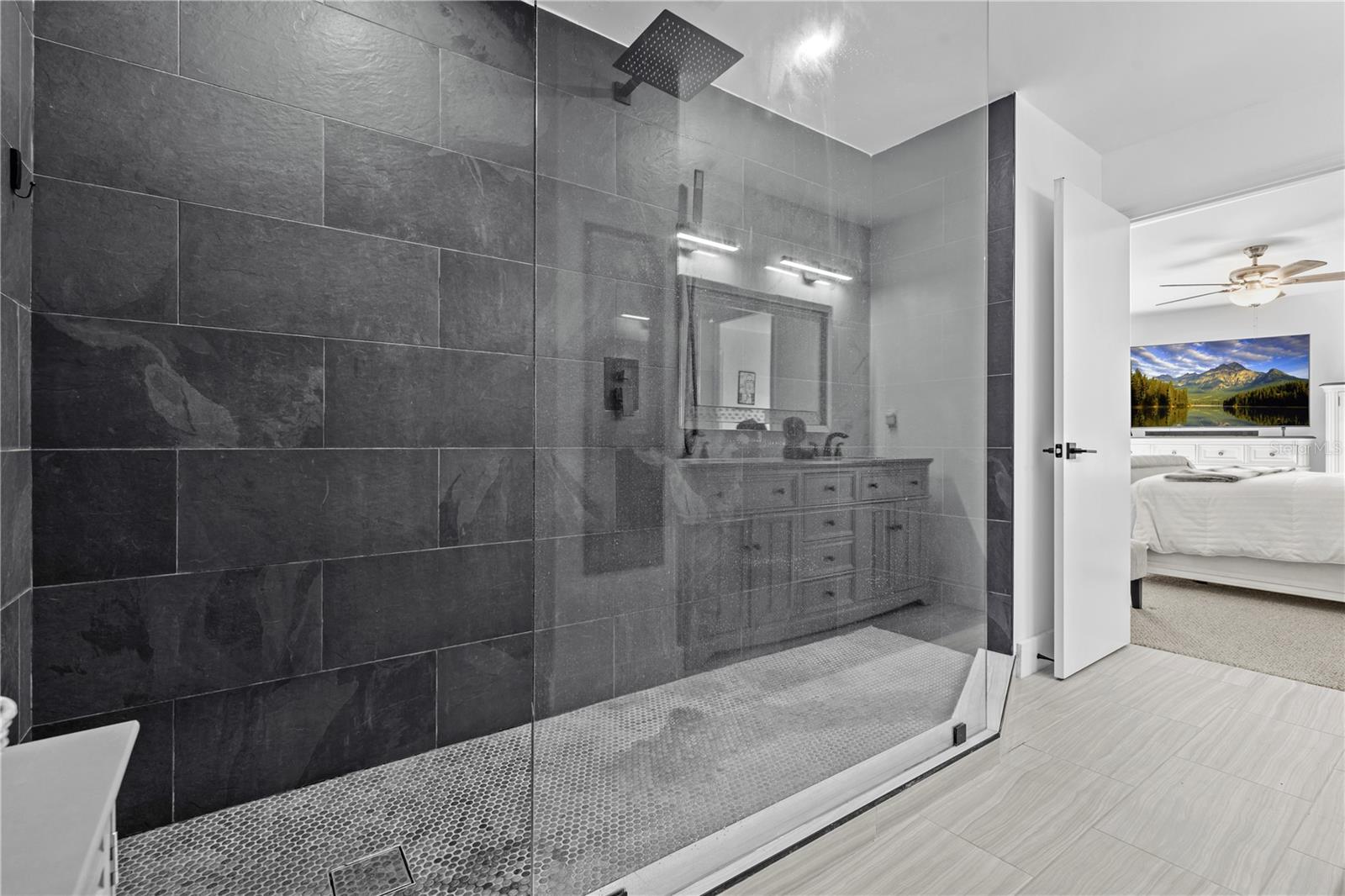 Primary En-Suite Bathroom with Large Shower