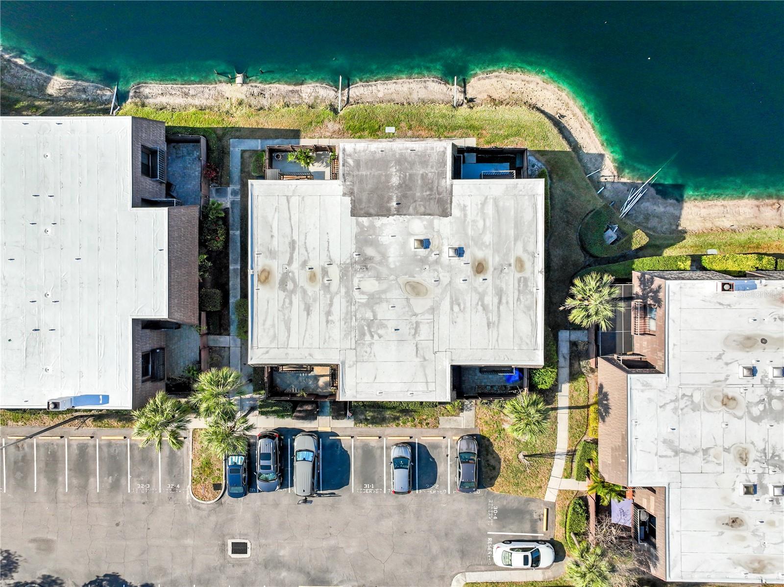 Aerial View Top of Townhome