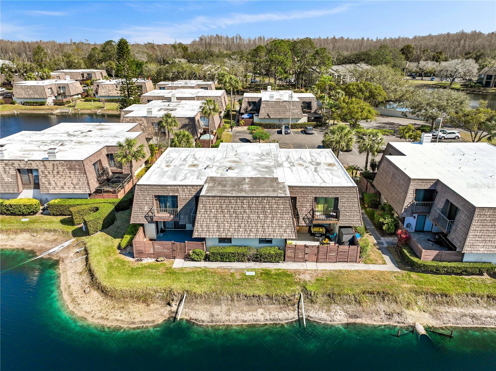 Aerial View Townhome